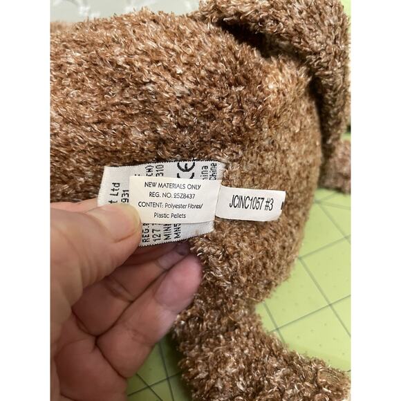 Jellycat Tumtum Tum Tum Monkey Brown Tan Suede Tummy Chimpanzee Ape Long Tail - Picture 9 of 11